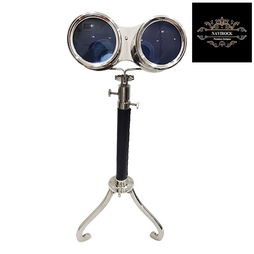Nautical Brass Marine Leather Binocular Telescope