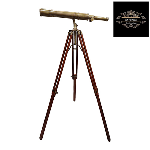 Vintage Nautical Article Antique Marine Telescope Single Barrel
