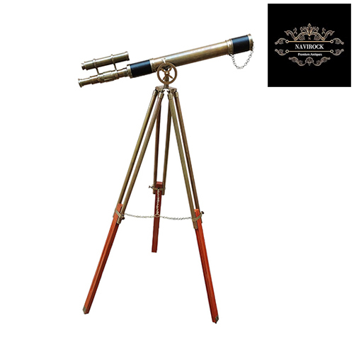 Decorative Double Barrel Marine Nautical Style Telescope