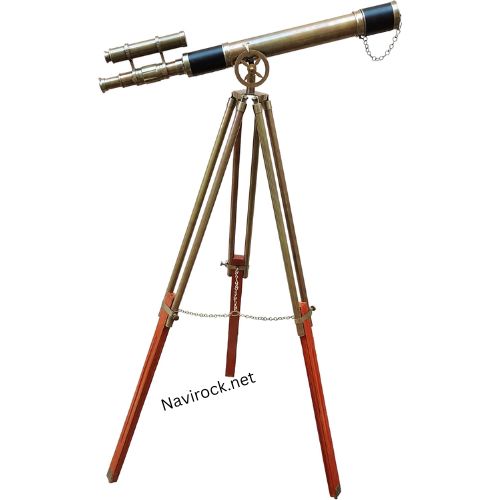 Decorative Double Barrel Marine Nautical Style Telescope