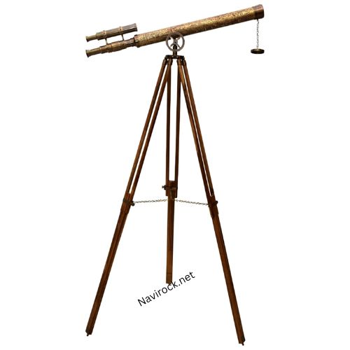 Vintage Double Barrel Spyglass Telescope