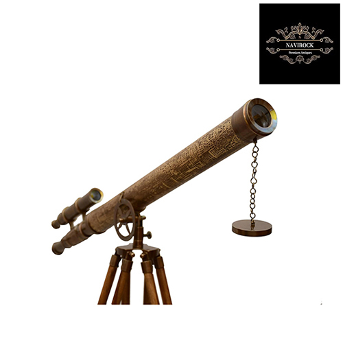 Vintage Double Barrel Spyglass Telescope