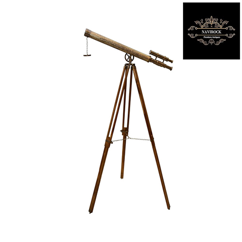 Vintage Double Barrel Spyglass Telescope
