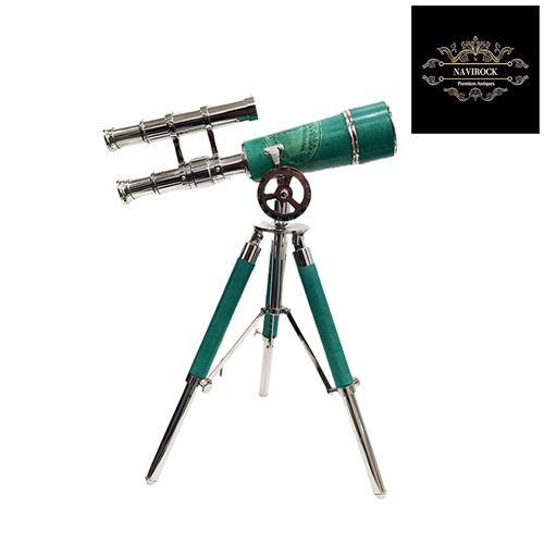 Brass Chrome Finish Nautical Vintage Telescope For Table Decorative