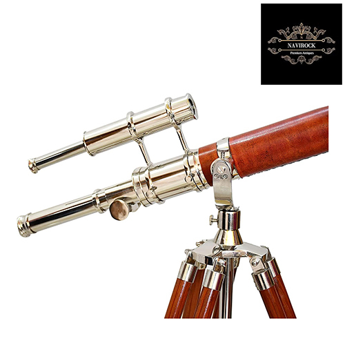 Royal Handmade High Magnification Tube Double Barrel Telescope