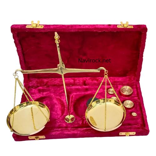 Old Traditional Weight Showpiece Brass Weighing Scale - Height: As Per Requirement