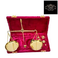 Old Traditional Weight Showpiece Brass Weighing Scale - Height: As Per Requirement
