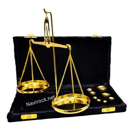 Old Traditional Weight Showpiece Brass Justice Law Scale