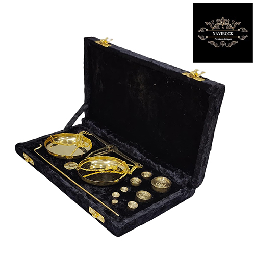 Old Traditional Weight Showpiece Brass Justice Law Scale