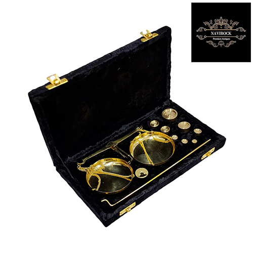 Old Traditional Weight Showpiece Brass Justice Law Scale