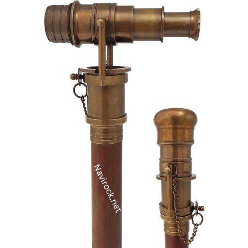 Vintage Brass Hollywood Walking Stick Collector - Application: Null