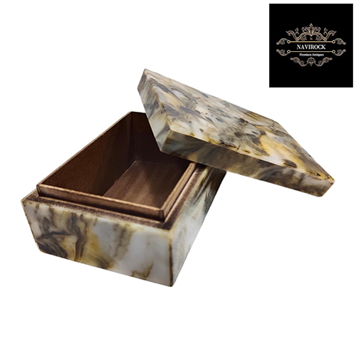 Handcrafted Natural Bone Inlay Jewelry Box 3
