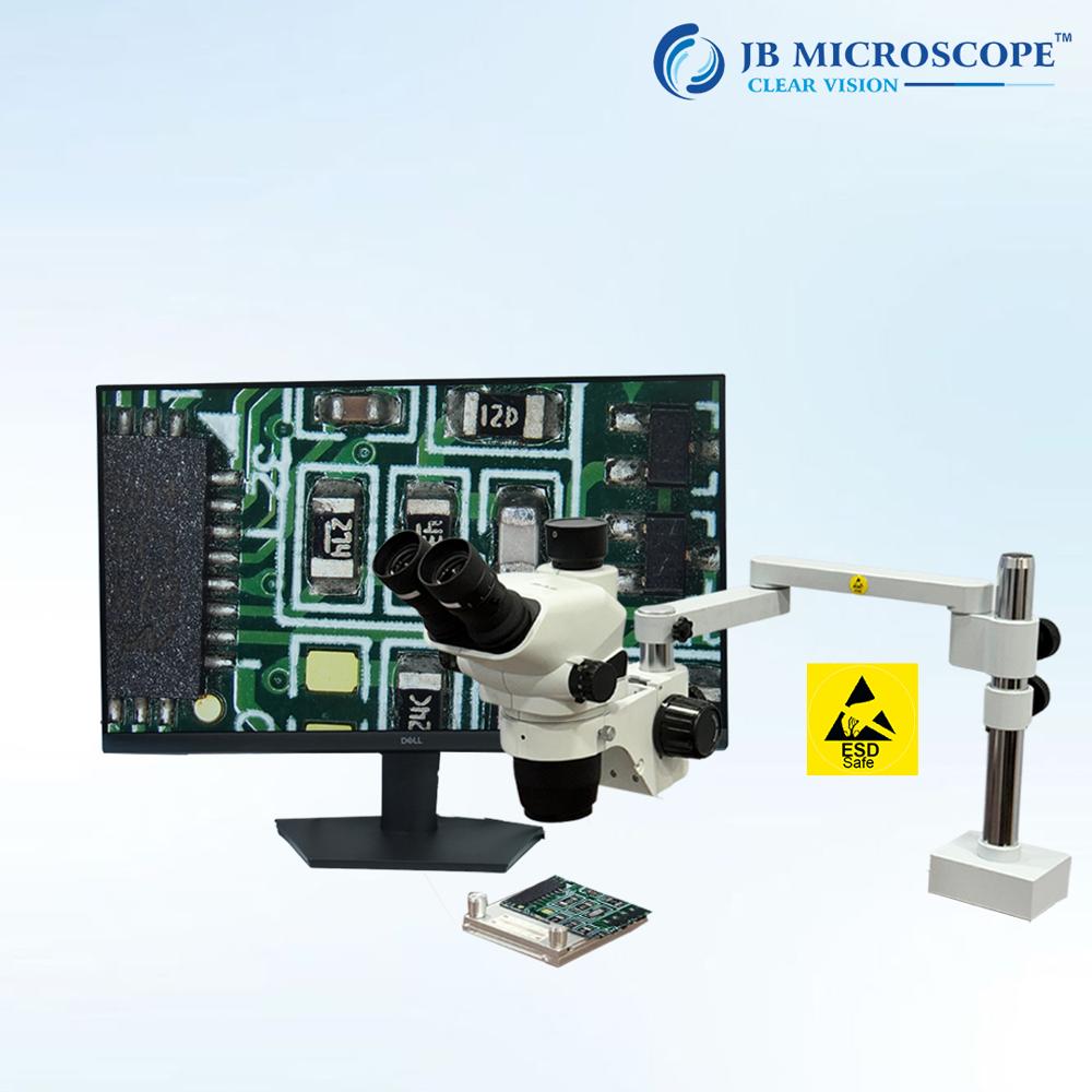 Esd Boom Stand Stereo Zoom Microscope Jbm-Epl45 - Coarse Adjustment Range: 50 Mm