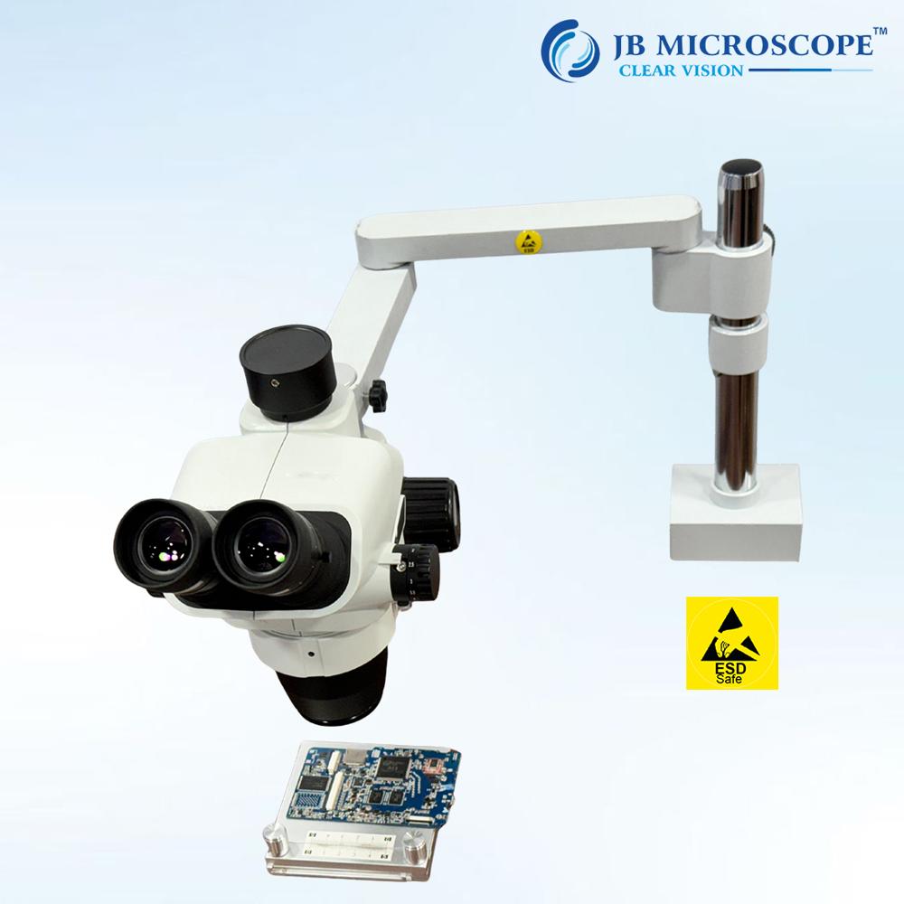 ESD Boom Stand Stereo Zoom Microscope JBM-EPL45