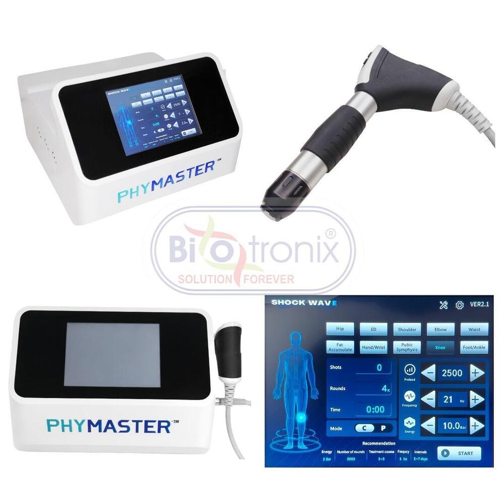Phymaster Shockwave Physiotherapy Device for Orthopedic Rehabilitation