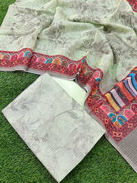 Exclusive Pure Kota Doria Digital Print Suit - Ethnic Region: Indian