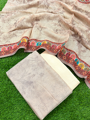 Exclusive Pure Kota Doria Digital Print Suit