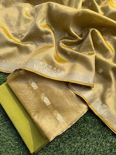 Elegant Banarasi Tissue Suits Sets