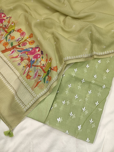 Banarasi 3PC Ladies Unstitched Suits Sets