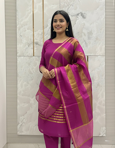 Banarasi Pure Silk Chanderi Suits