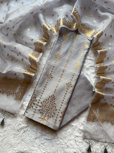 Premium Banarasi Pure Silk Chiniya Suits