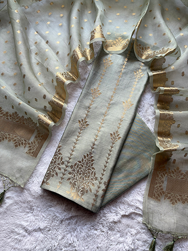 Premium Banarasi Pure Silk Chiniya Suits