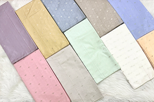 Premium Chanderi Print Zari Booti Fabric