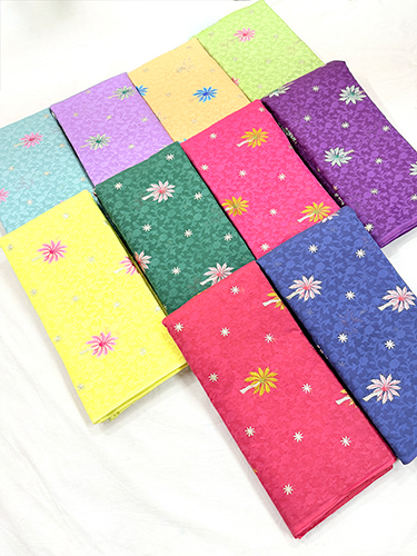 Exclusive Banarasi Handloom Cotton Patola Multi Tree And Star Embroidery