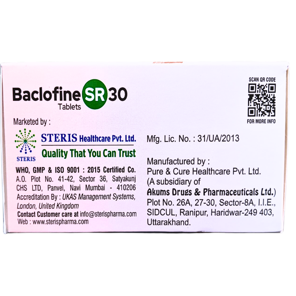  Baclofen Sustained Release 30 mg