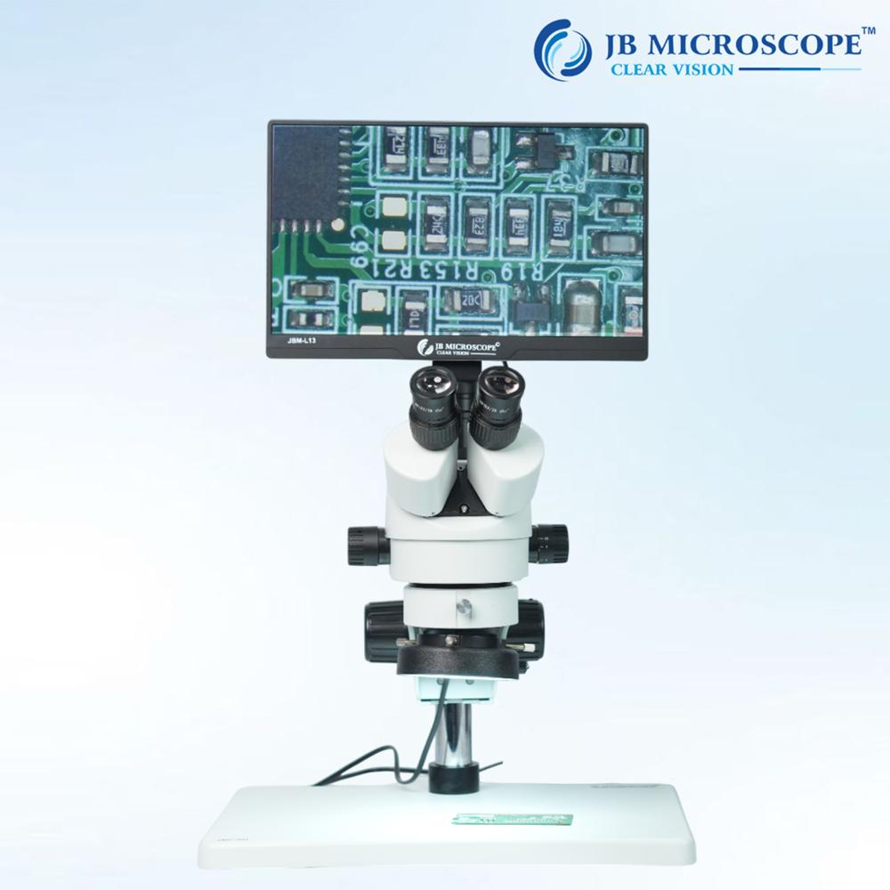 Trinocularstereo Zoom Microscope Jbm-745t - Coarse Adjustment Range: 45 Mm