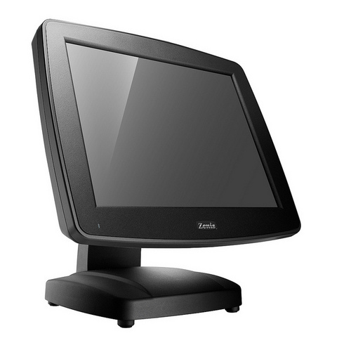 ZENIS POS कंप्यूटर जिसमें सॉ टच स्क्रीन है