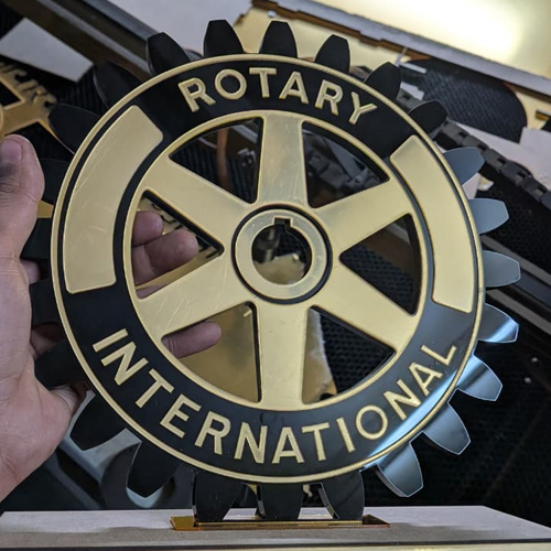 Acrylic Customized Trophy - Dimension (L*w*h): Approx. 6 X 3 X 10 Inches