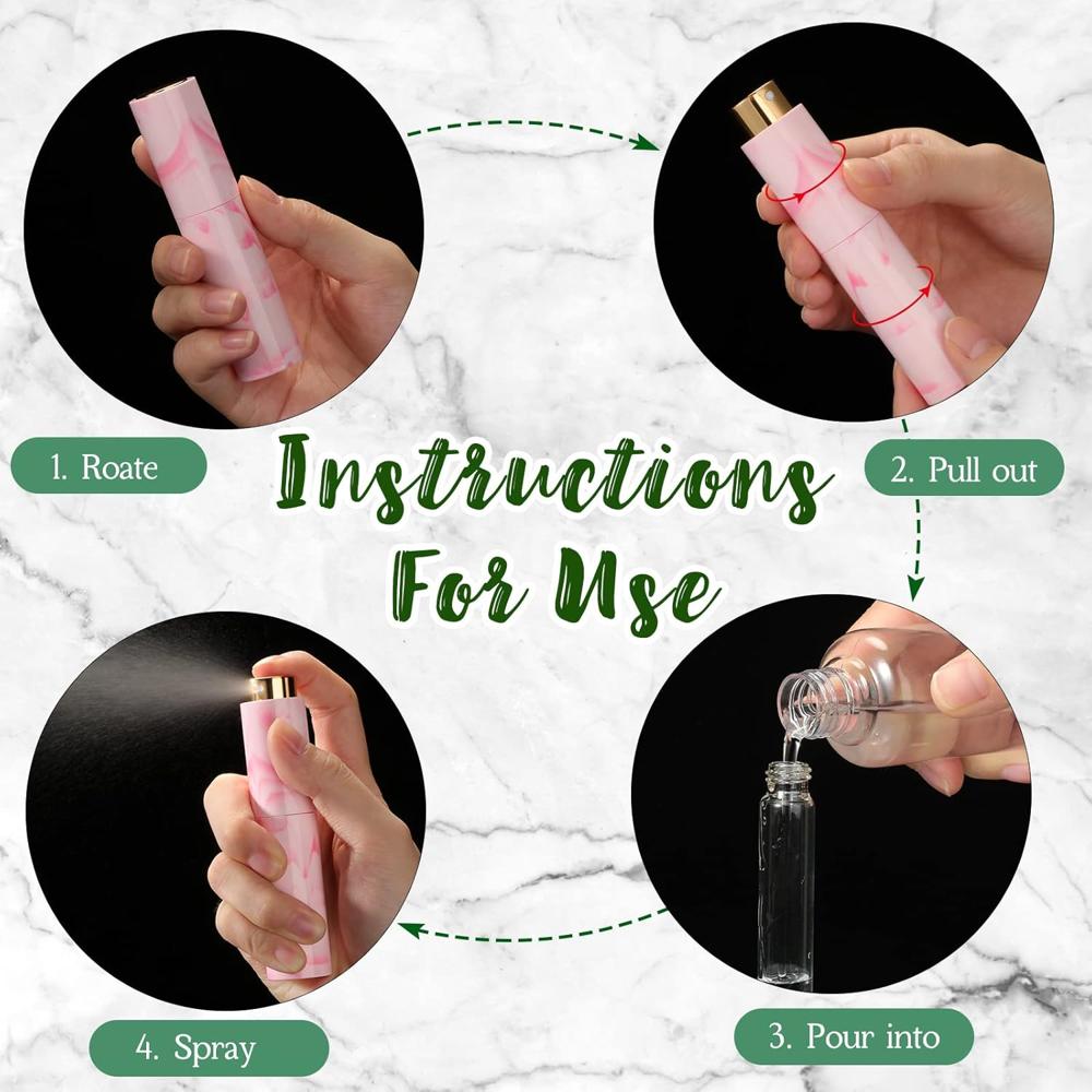 Perfume Refillable Spray Bottle - Capacity: 10 Milliliter (Ml)