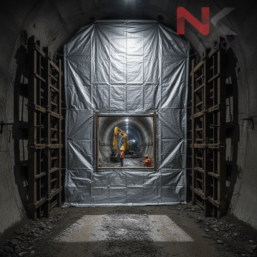 Tunneling Work Cover - Color: Blue