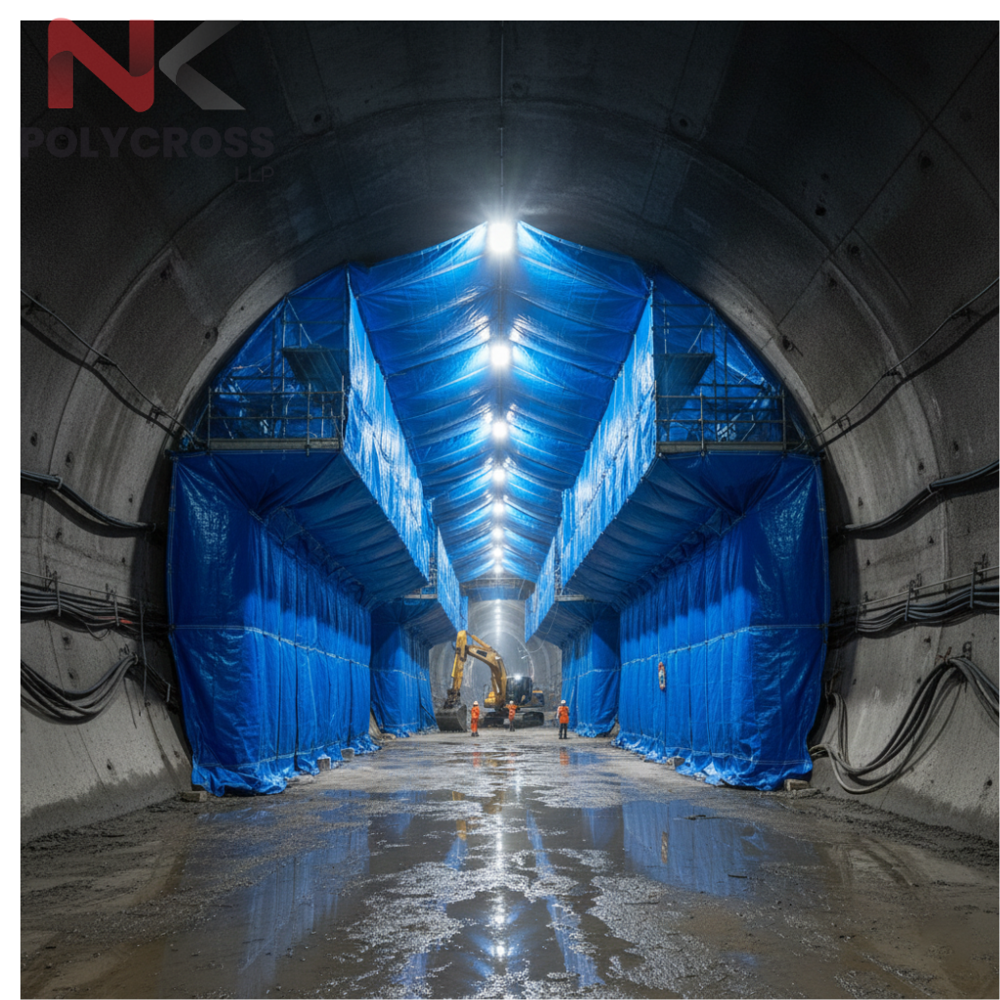 Tunneling Work Cover - Color: Blue
