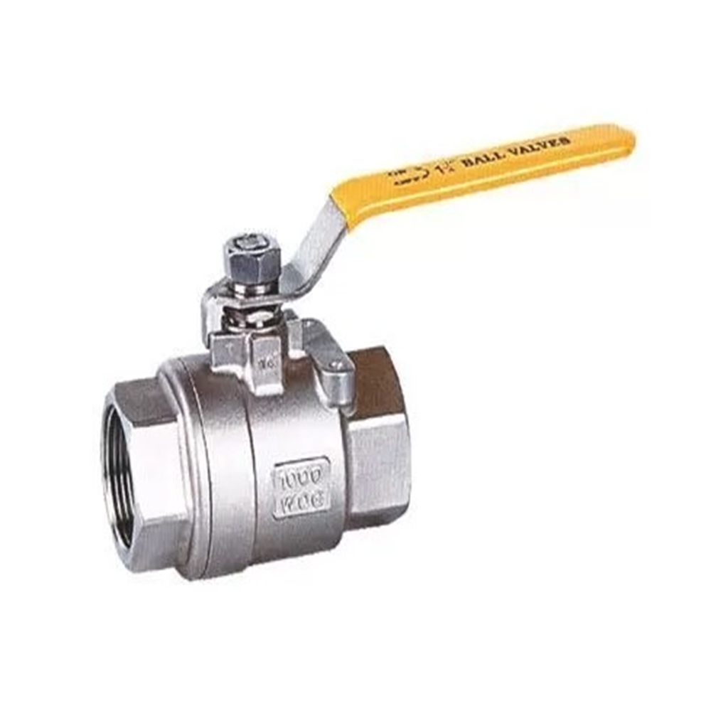 Ball Valve 1" - Color: Blue And Silver