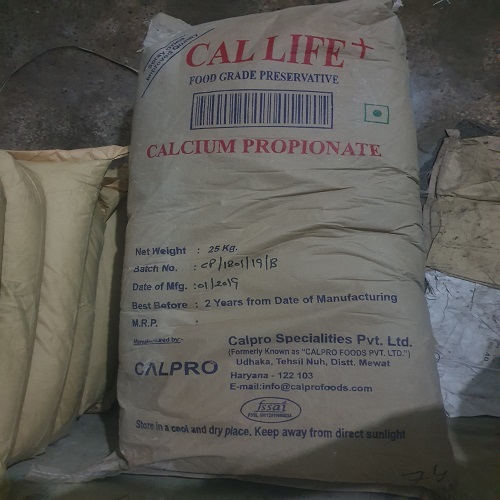 Calcium Propionate - White Powder, 98% Purity, Molecular Formula C6H10CaO4 | Non Granulated, Odorless, 3-Year Shelf Life, Room Temperature Storage