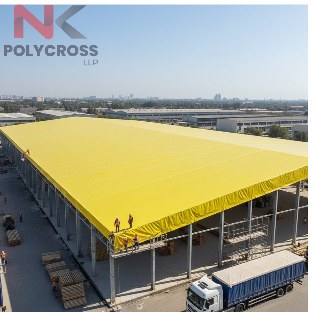 Industrial Shed Roofing plastic tarpaulin