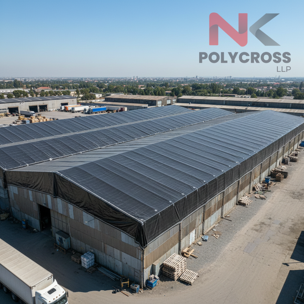Industrial Shed Roofing plastic tarpaulin