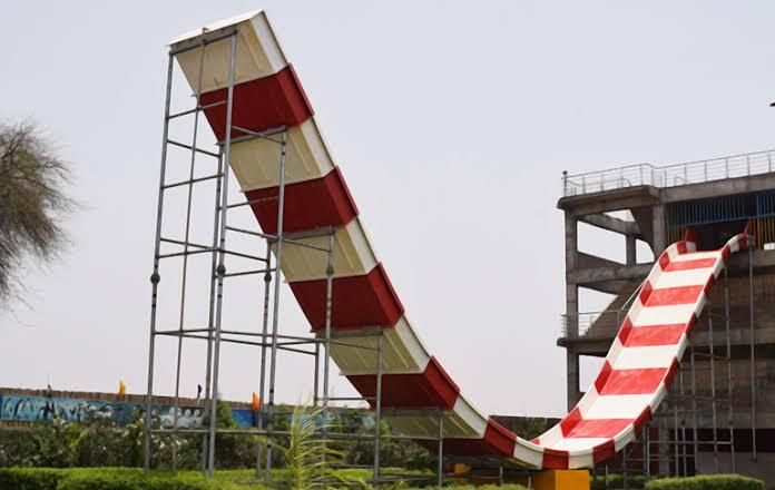 Pendulum Water Slide System