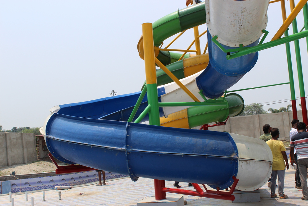 waterpark slide