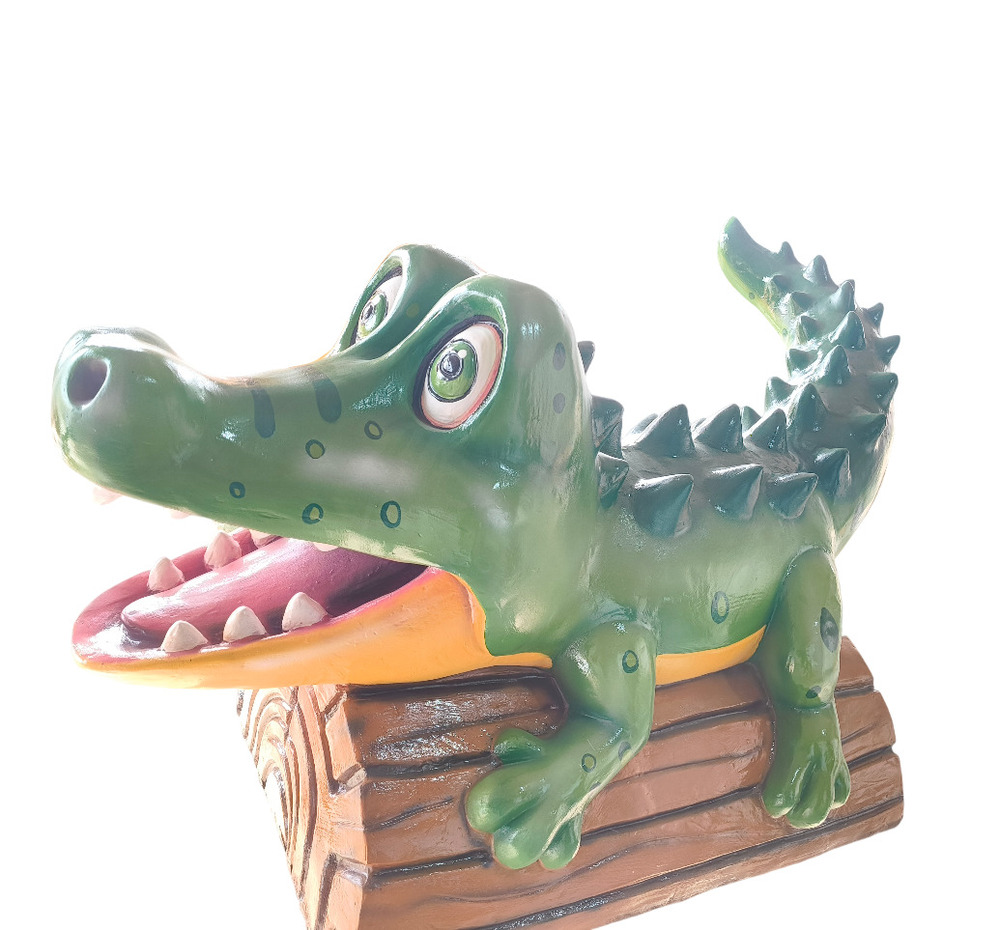 Crocodile Themed Character Statue