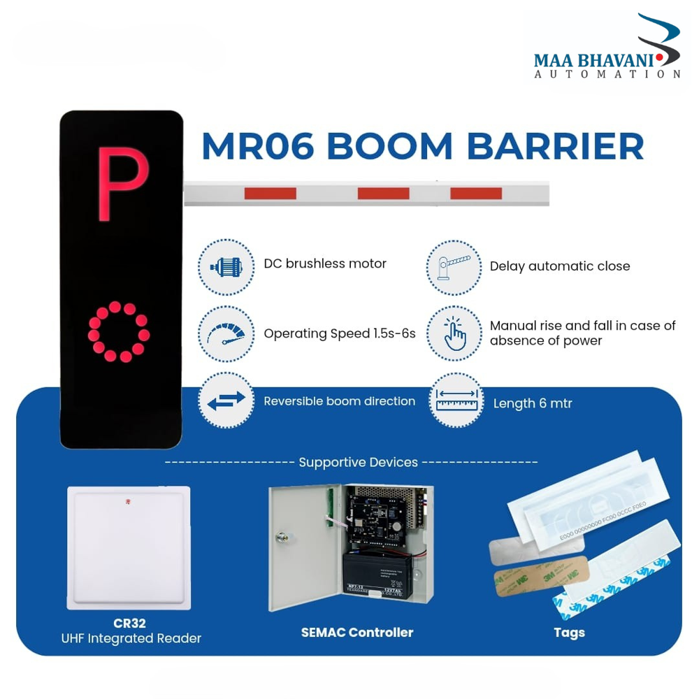 Boom Barrier - Color: Silver