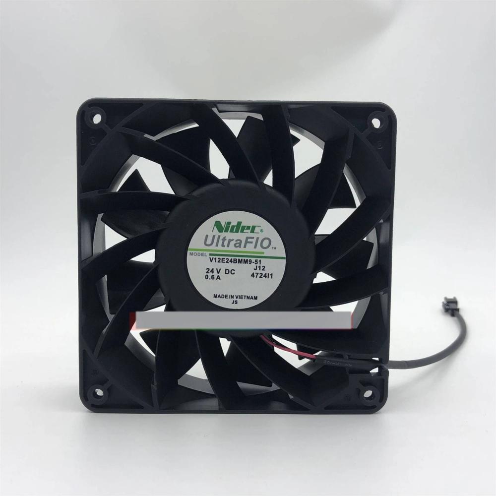 Nidec V12E24BMMN-51 24V DC 0.06A 2-wire equipment 12038mm Industrial Axial Cooling Fan