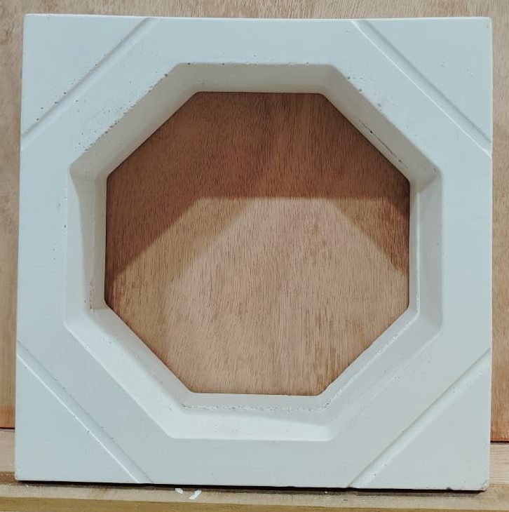 HEXAGON WHITE CEMENT JALI