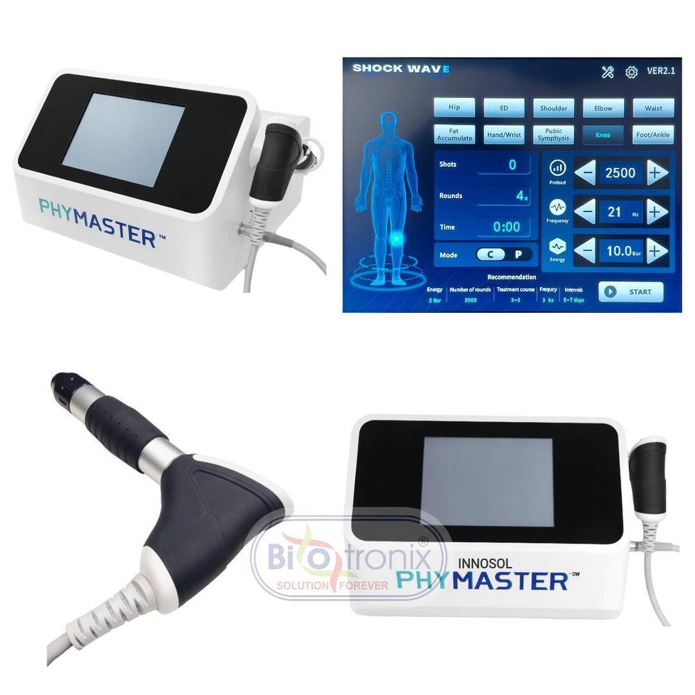 Phymaster Shockwave Physiotherapy Device for Joint & Muscle Pain