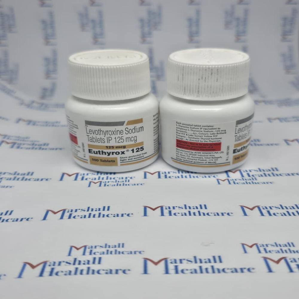 Levothyroxine Sodium Tablets 125 Mcg - Brand Name: Uthyrox