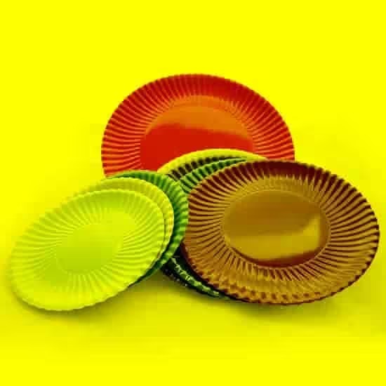Premium Paper Plate - Color: Golden