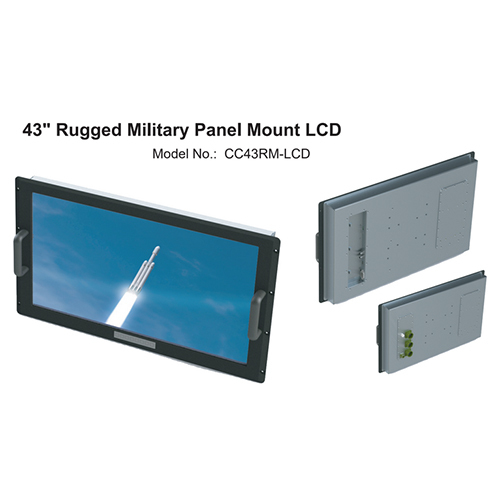 Rugged Military Panel Mount Lcd (Cc43Rm-Lcd 43 Inch ) - Aspect Ratio: 16:9