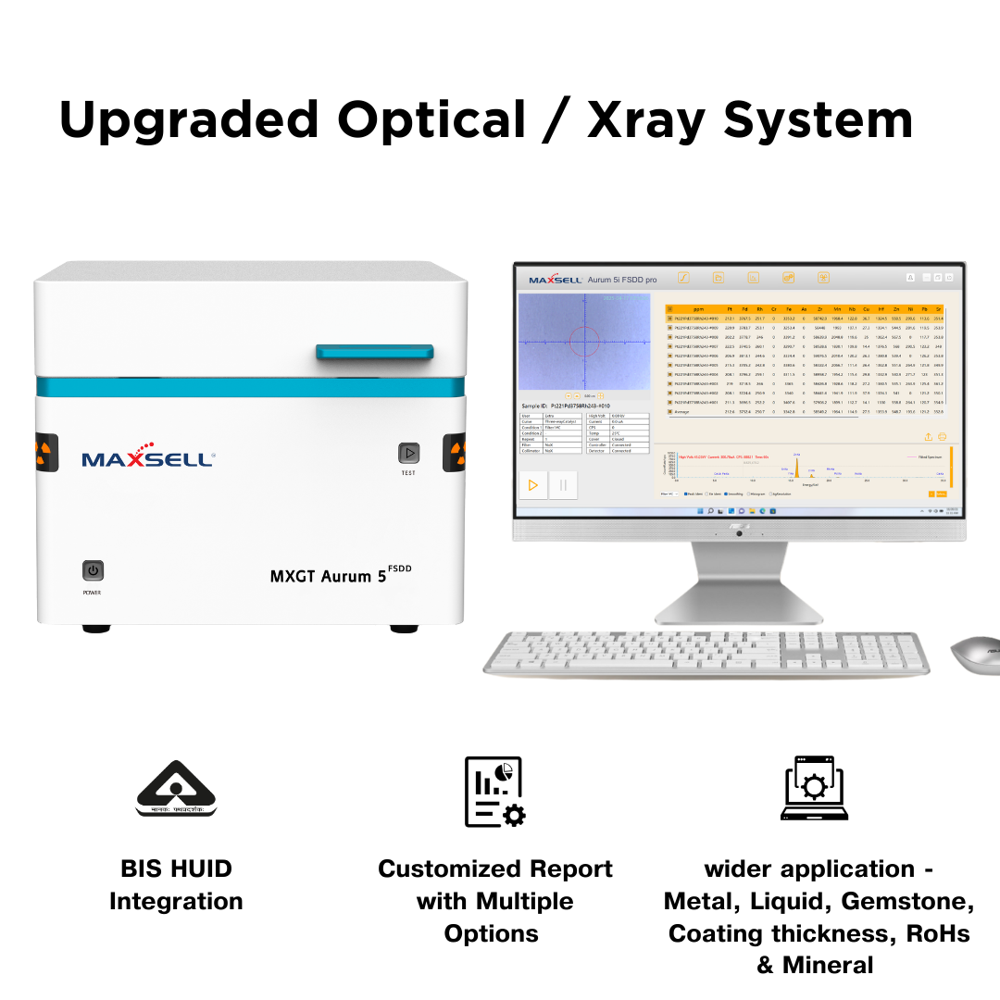 Aurum 5 Fsdd Pro High Accuracy Gold Testing Machine - Color: White